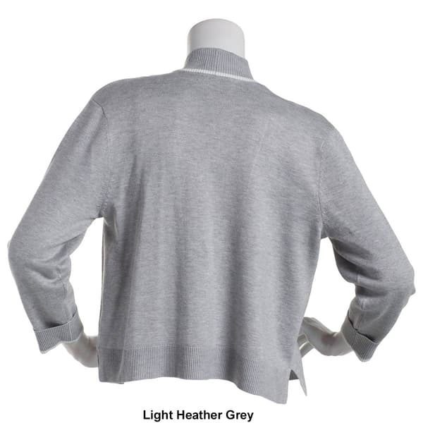 Womens 89th &amp; Madison Tipped Cuff Braceelt Cardigan