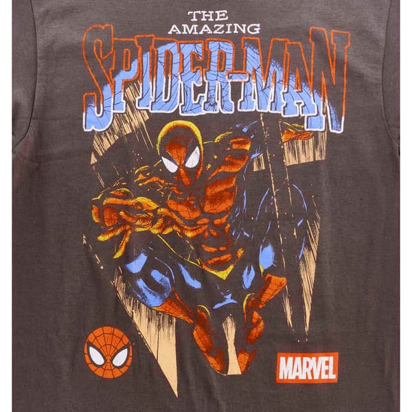 Young Mens Marvel Spider-Man Comic Style Graphic Tee