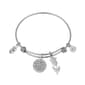 Shine If Daughters Were Flowers Crystal Bangle Bracelet - image 2