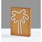 Simplee Adesso Wood Framed Neon Palm Tree Table/Wall Lamp - image 6