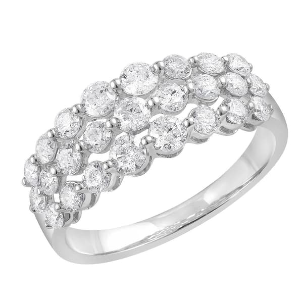 Nova Star® White Gold Lab Grown Diamond Engagement Ring