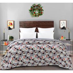 Ashley Cooper(tm) Festive Frosty Plush Comforter
