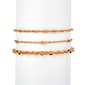 Design Collection Gold Plated Singapore Station Rolo Bracelet Set - image 1
