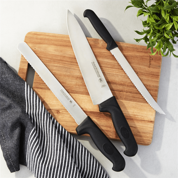 BergHOFF Soft Grip 3pc. Stainless Steel Knife Set