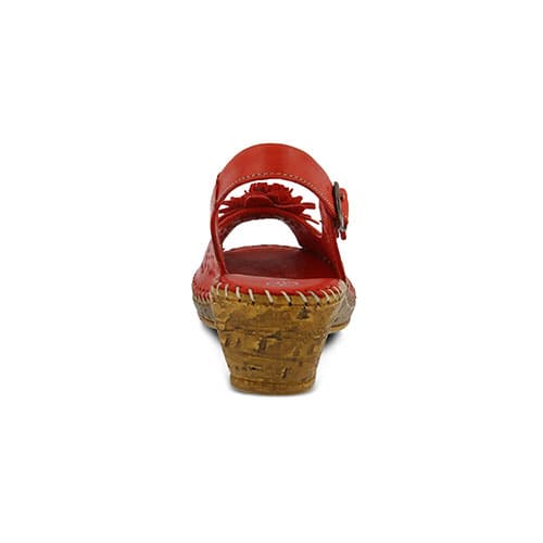 Womens Spring Step Belford Slingback Sandals – Red