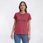 Womens Hasting & Smith Short Sleeve Smock Shoulder Solid Tee - image 1