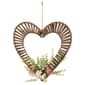 Northlight Seasonal Wrapped Floral Heart Hanging Decor - image 1