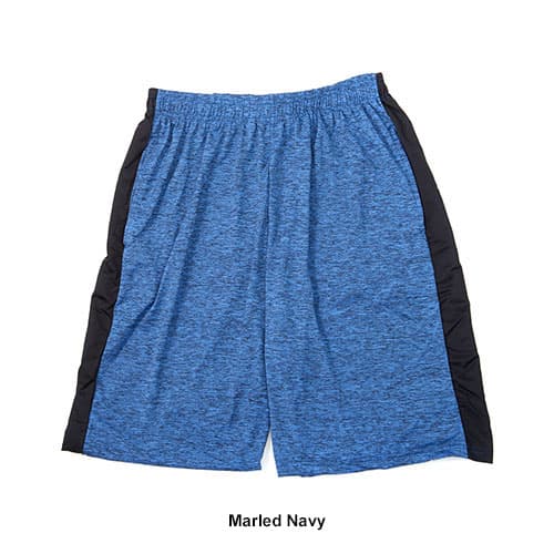 Mens Cougar® Sport Marled Stripe Dryformance Active Shorts