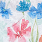 Womens Alfred Dunner Caribbean Blues Whimsical Floral Blouse - image 6