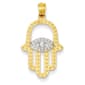 Gold Classics&#40;tm&#41; 14kt. Plated Gold Hand of God Pendant - image 1