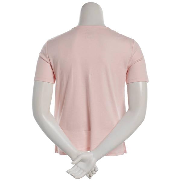 Petite Hasting & Smith Short Sleeve Sweetheart Neck Tee