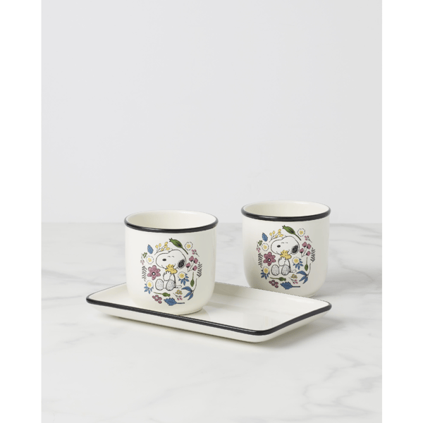 Lenox® Chef Snoopy Herb Pots - Set Of 2