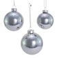 Kurt S. Adler 20pc. Shiny Silver Glass Ball Ornaments - image 1
