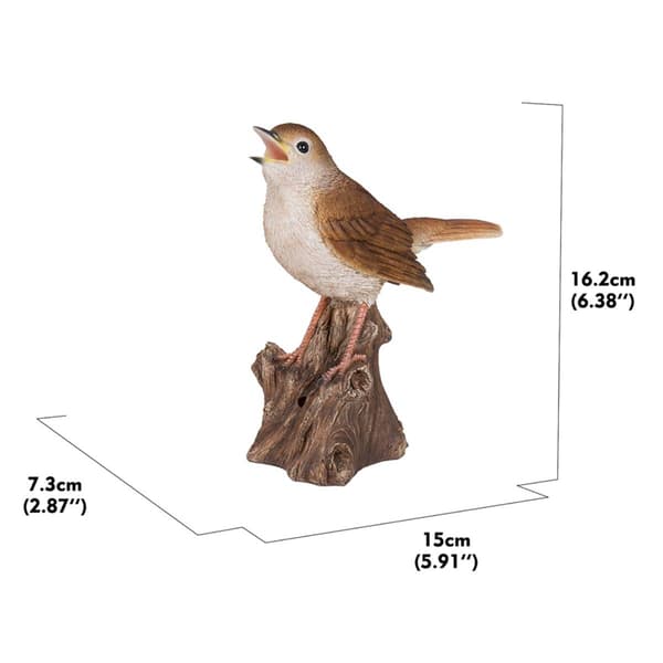 Hi-Line Gift Motion Activated Singing Nightingale Figurine
