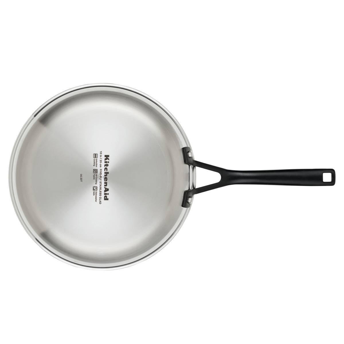 KitchenAid® 2pc. 5-Ply Clad Stainless Steel Frying Pan Set