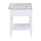 Convenience Concepts American Heritage Marble End Table - White - image 5