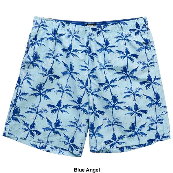 Mens Joe Marlin Palm Silhouette Volley Swim Shorts - Boscov's