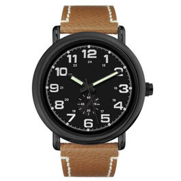 Mens Gunmetal-Tone Analog-Quartz Watch - 3076U-07-G60