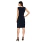 Womens R&M Richards Long Sleeve Navy Floral Jacket Dress - image 4