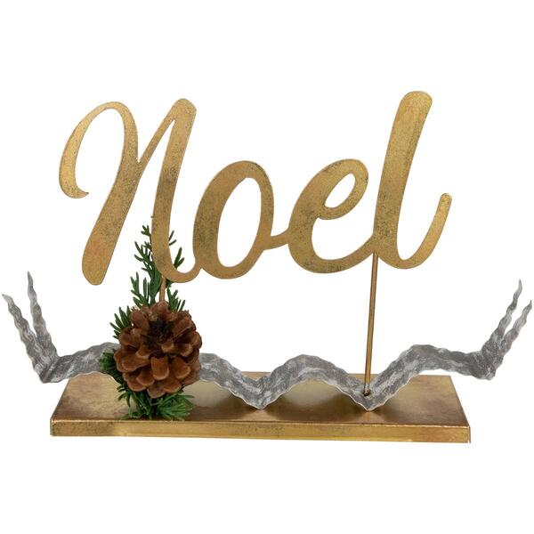 Northlight Seasonal 11in. Noel Tabletop Christmas Decor - image 
