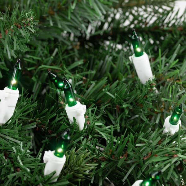 Northlight Seasonal 10ft. Green Christmas Lights - White Wire