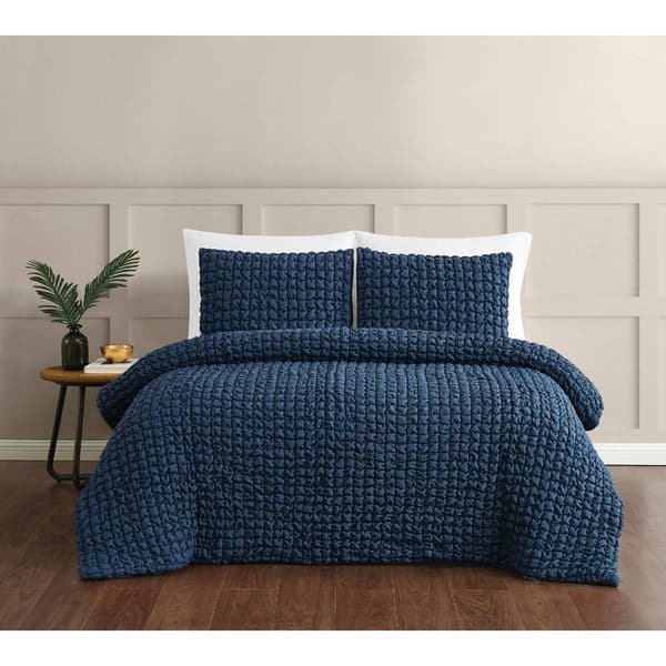 Christian Siriano NY&#40;R&#41; Textured Puff Comforter Set