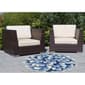 Liora Manne Front Porch Mum Round Accent Rug - image 2