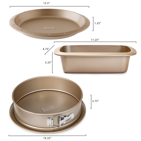 BergHOFF Balance 3pc. Nonstick Carbon Steel Bake Pan Set