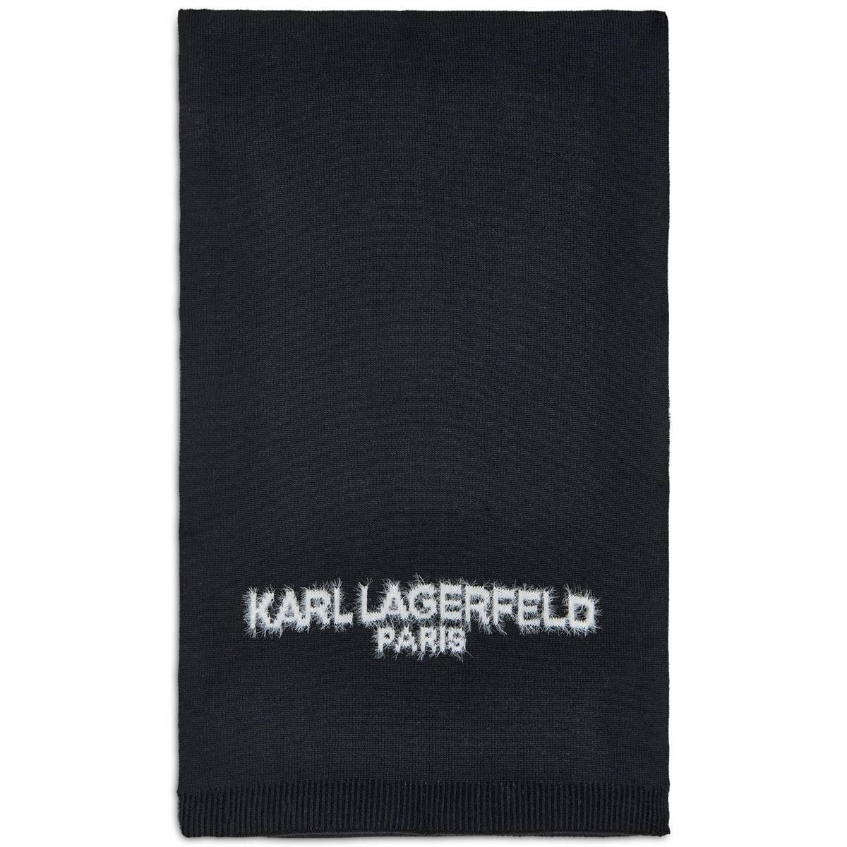 Womens Karl Lagerfeld Cozy Cat Scarf