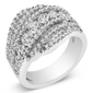 Haus of Brilliance 2ctw. Lab Grown Diamond Cluster Band Ring - image 3