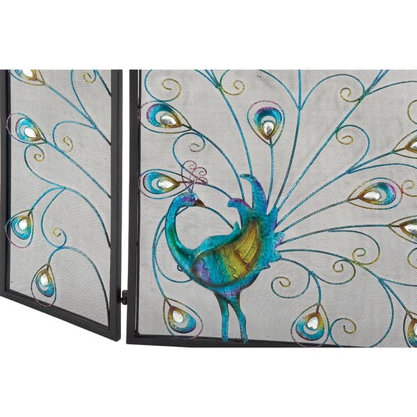 9th & Pike&#174; Multi Metal Fireplace Screen