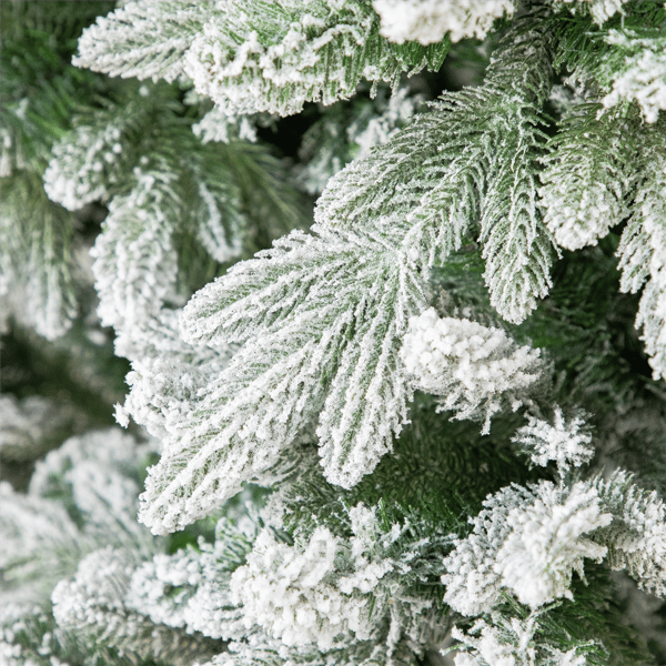 Northlight Real Touch™ 6.5ft Mountain Pearl Flock Christmas Tree