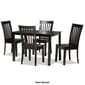 Baxton Studio Erion Dark Brown Finished Wood 5pc. Dining Set - image 11