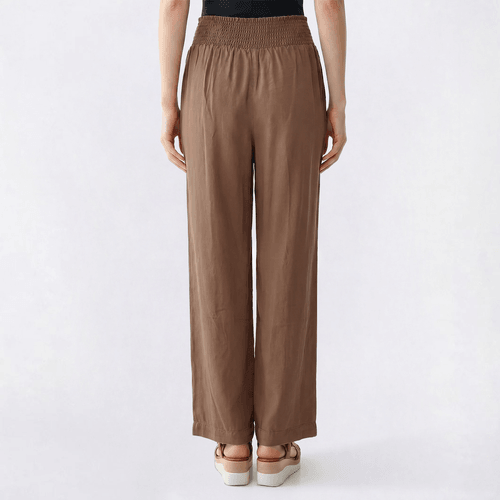 Juniors Love Tree Tencel Smocked Waist Wide Leg Pants