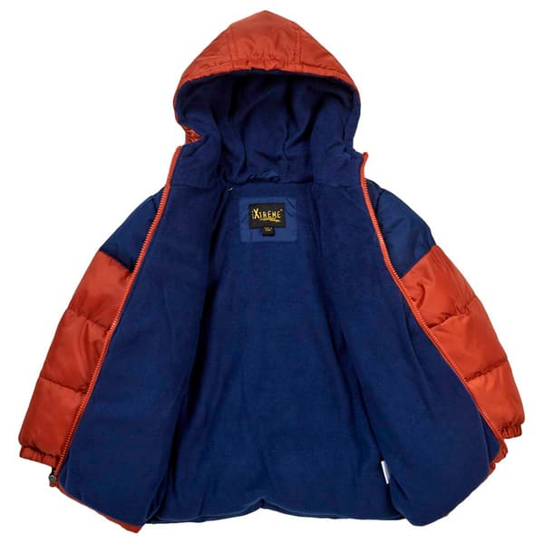 Boys &#40;4-7&#41; iXtreme Ripstop Color Puffer - Burnt Orange