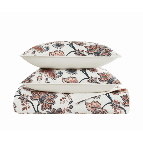 Cannon Chloe Jacobean 3pc. Quilt Set
