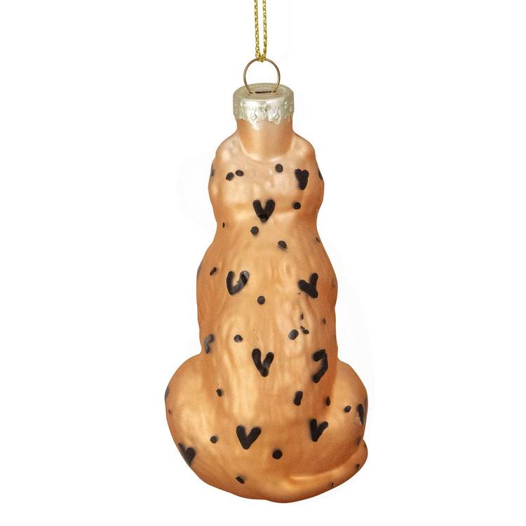 Northlight Seasonal Glass Leopard Christmas Ornament