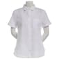 Womens Nautica Dobby Plaid Camp Button Down - image 1