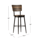 HH2 Home Jennings Swivel Bar Height Stool - image 6