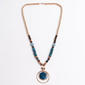 Ashley Cooper(tm) Gold-Tone Beaded Long Necklace with Ring Pendant - image 1