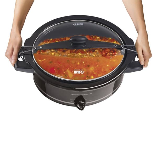 Hamilton Beach&#174; 4qt. Stay or Go Slow Cooker