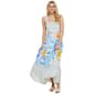 Juniors No Comment Picot Summer Patchwork Cut Out  Maxi Dress - image 2