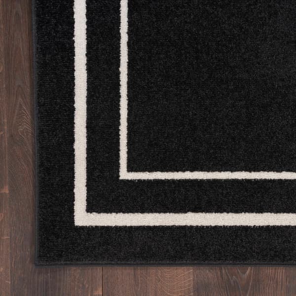 Nourison Essentials Double Border Indoor/Outdoor Area Rug