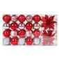 National Tree 40pc. Red Shatterproof Bauble Ornaments - image 1