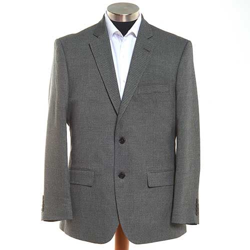 Mens Jones New York Grey Shark Stretch Sport Coat - image 