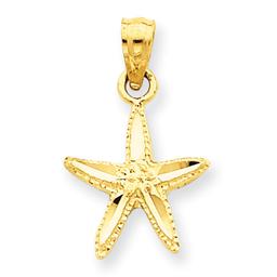 Gold Classics(tm)  Starfish Pendant