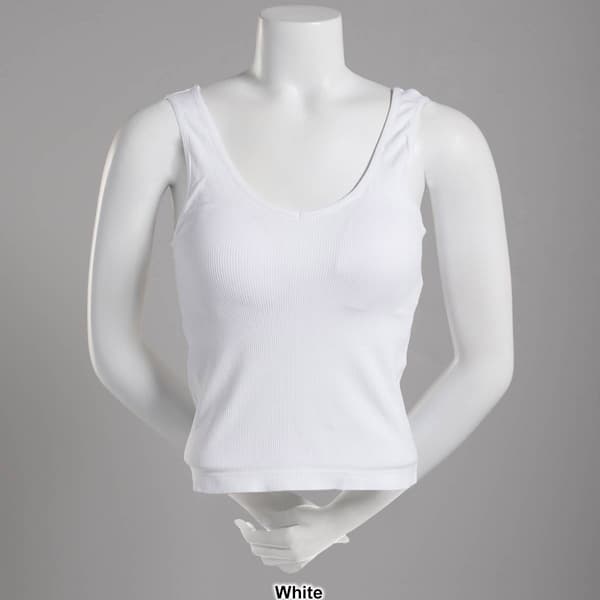 Juniors No Comment Seamless Molded Cup Tank