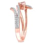 Gemstones Classics™ 10kt. Rose Gold Morganite & Diamond Wrap Ring - image 3