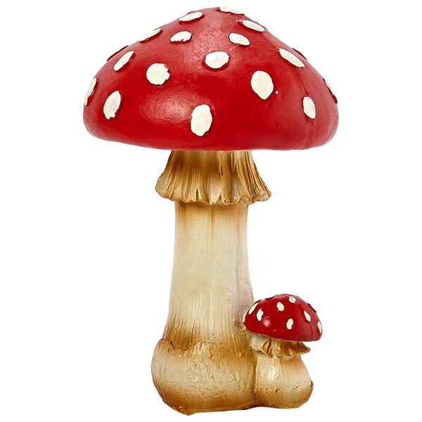 Double Mushroom Garden Statue - image 