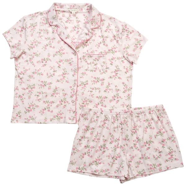 Womens Laura Ashley Winding Roses Pajama Set with Shorts
